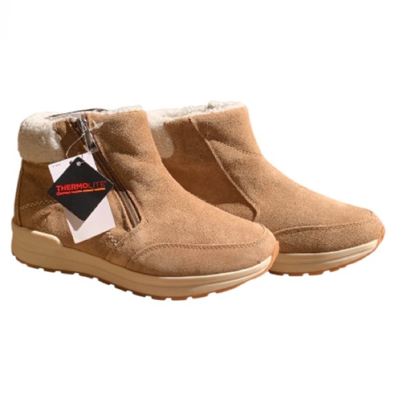 Lands' End Shoes - LANDSEND Transitional Insulated Snow Boots Mid Weight Warm Winter Booties